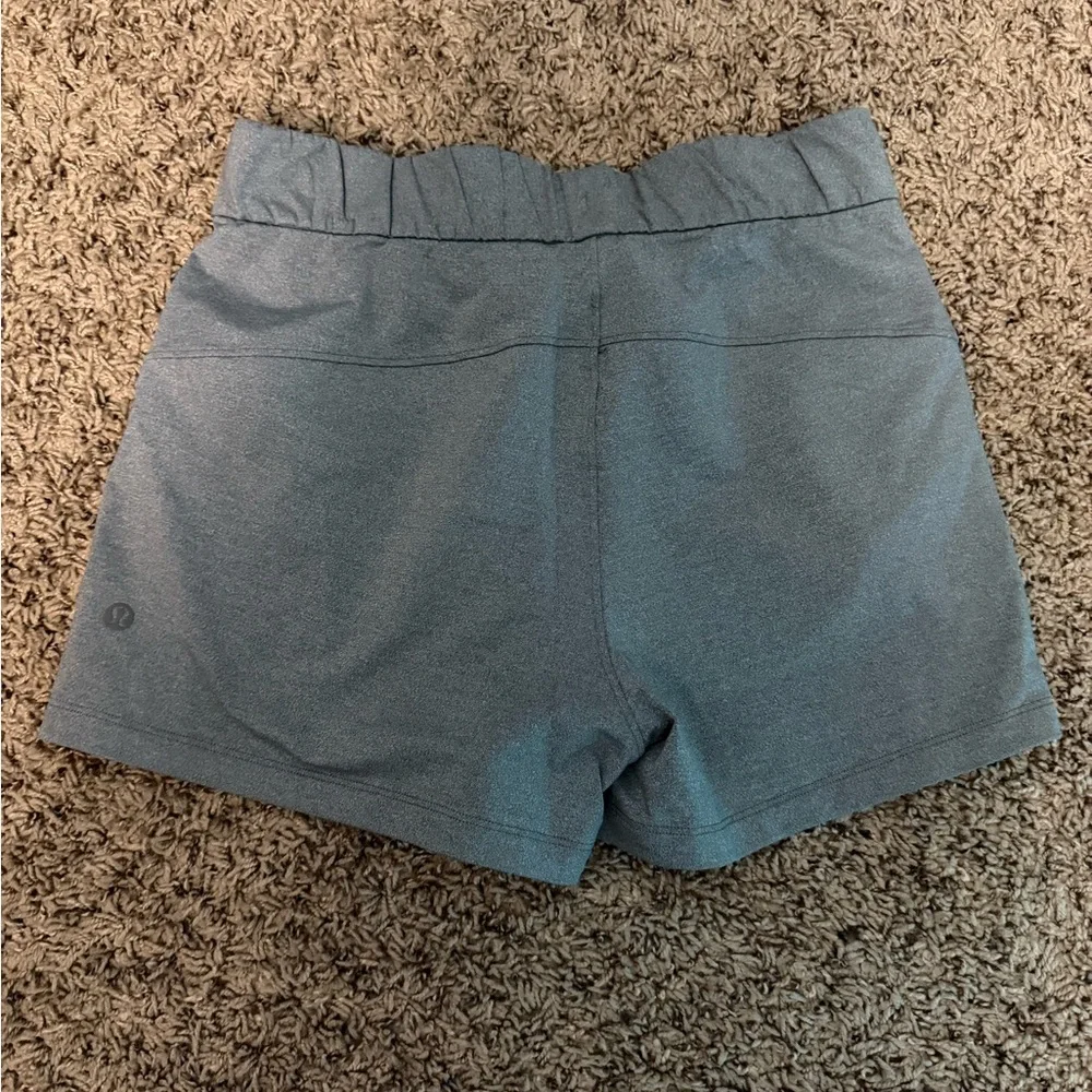 Lululemon Athletic Grey Drawstring Shorts